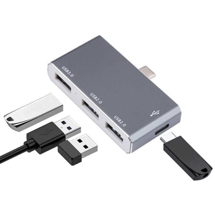 Adaptateur HUB USB-C / Type-C vers OTG 4 ports USB Type-C 3.0 et USB 2.0