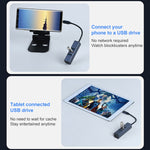 Adaptateur HUB 4 en 1 USB-C / Type-C vers USB3.0 + triple USB2.0 RDS 6307-4, 6307-4