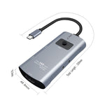 Z54A Convertisseur de Capture Vidéo Type-C avec Sortie HDMI + 2 Entrées HDMI + Micro + Audio et Boucle, Z54A