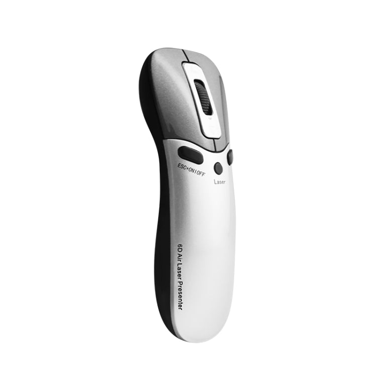 PR-05 Souris volante gyroscope 6D sans fil 2,4G, pointeur laser, stylo présentateur pour PC / portable, enseignement, conférence, discours