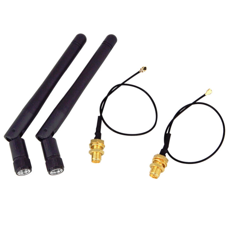Antenne pliable 2.4G avec signal IPX 5dBi Double antenne, 5dBi