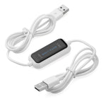 Câble pont de transfert de fichiers direct haute vitesse USB PC à PC pour partage de données en ligne, longueur : 1,75 m