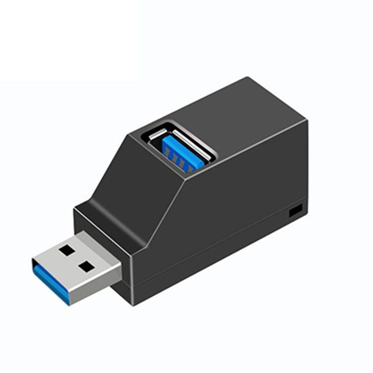 Mini HUB portable 2 x USB 2.0 + 1 x USB 3.0 avec cordon, USB 3.0
