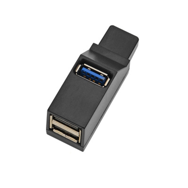 Mini HUB portable 2 x USB 2.0 + 1 x USB 3.0 avec cordon, USB 3.0