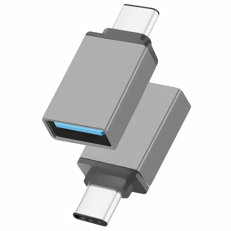 Adaptateur de données/chargeur USB 3.0 femelle vers USB-C/Type-C 3.1 mâle en alliage d'aluminium