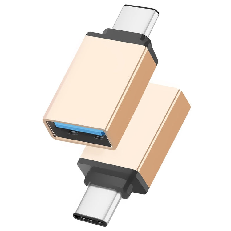 Adaptateur de données/chargeur USB 3.0 femelle vers USB-C/Type-C 3.1 mâle en alliage d'aluminium