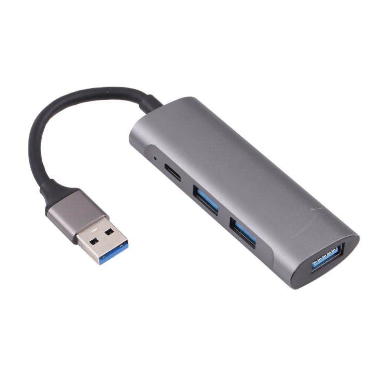 Station d'accueil HUB U-811 4 en 1 USB 3.0 vers 3 ports USB 3.0 + USB-C / Type-C, U-811