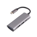 Station d'accueil HUB T-811 4 en 1 USB-C / Type-C vers 3 ports USB 3.0 + USB-C / Type-C, T-811