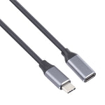 Câble adaptateur USB-C / Type-C mâle vers USB-C / Type-C femelle, longueur du câble : 50cm, 50cm