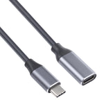 Câble adaptateur USB-C / Type-C mâle vers USB-C / Type-C femelle, longueur du câble : 1m, 1m