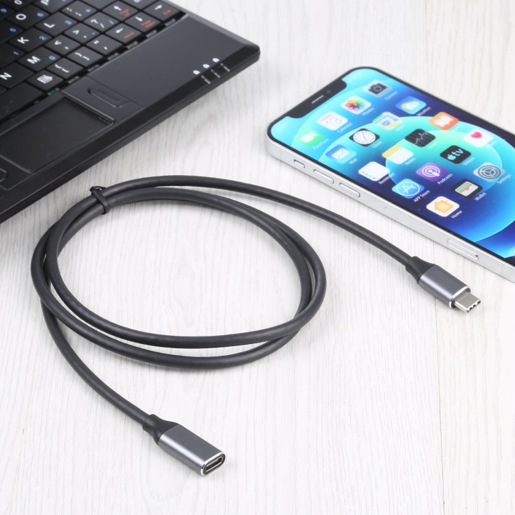 Câble adaptateur USB-C / Type-C mâle vers USB-C / Type-C femelle, longueur du câble : 1m, 1m
