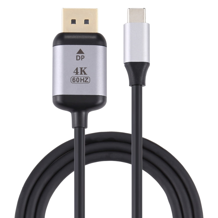 Câble adaptateur 4K 60Hz Type-C / USB-C mâle vers DP mâle, longueur : 1,8m, DP mâle