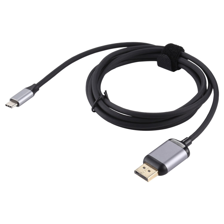 Câble adaptateur 4K 60Hz Type-C / USB-C mâle vers DP mâle, longueur : 1,8m, DP mâle
