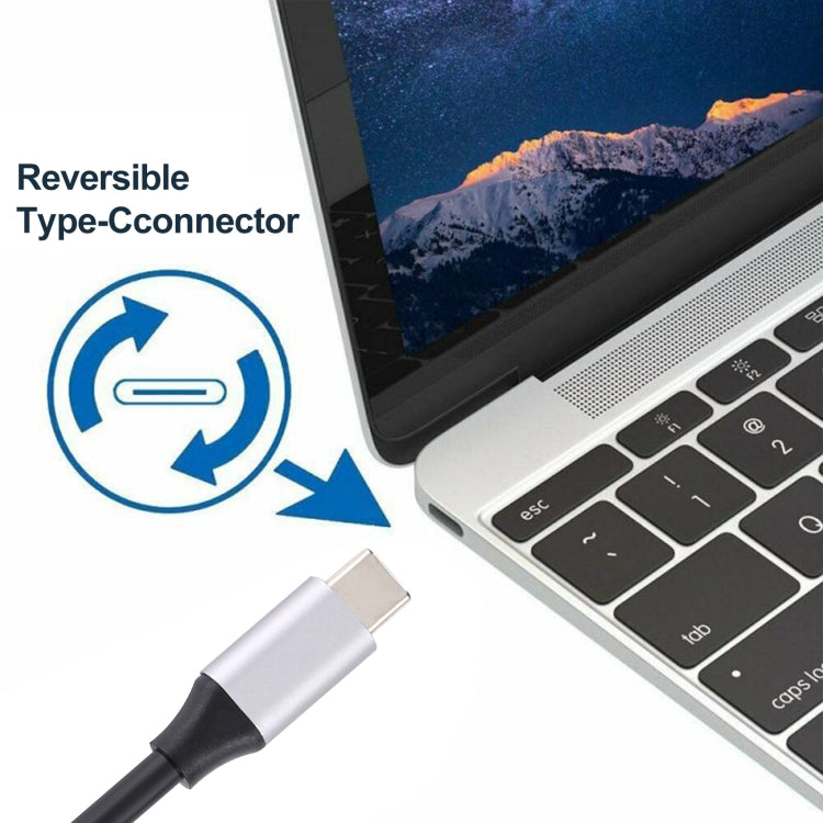 Câble adaptateur 4K 60Hz Type-C / USB-C mâle vers DP mâle, longueur : 1,8m, DP mâle