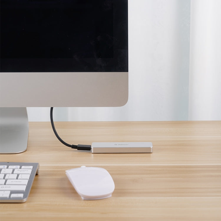 Boîtier ORICO PCM2-C3 M.2 M-Key vers USB 3.1 Gen2 USB-C / Type-C pour disque SSD, capacité maximale prise en charge : 2TB