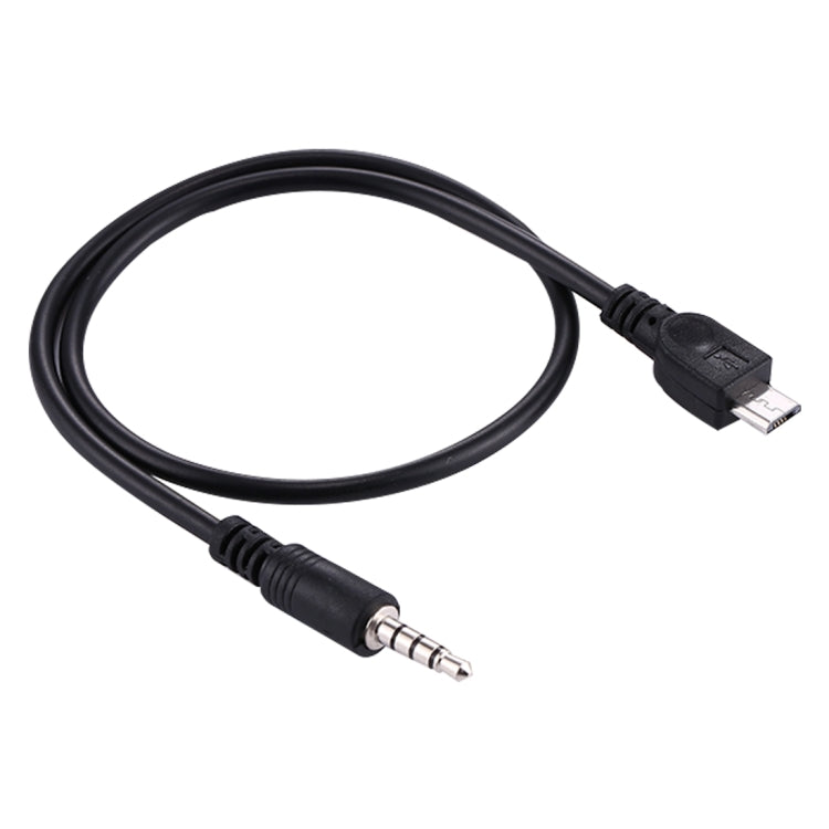 Câble audio AUX 3,5mm mâle vers Micro USB mâle, longueur : environ 40cm, Micro USB 40cm