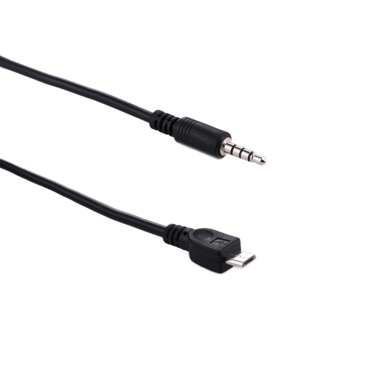 Câble audio AUX 3,5mm mâle vers Micro USB mâle, longueur : environ 40cm, Micro USB 40cm