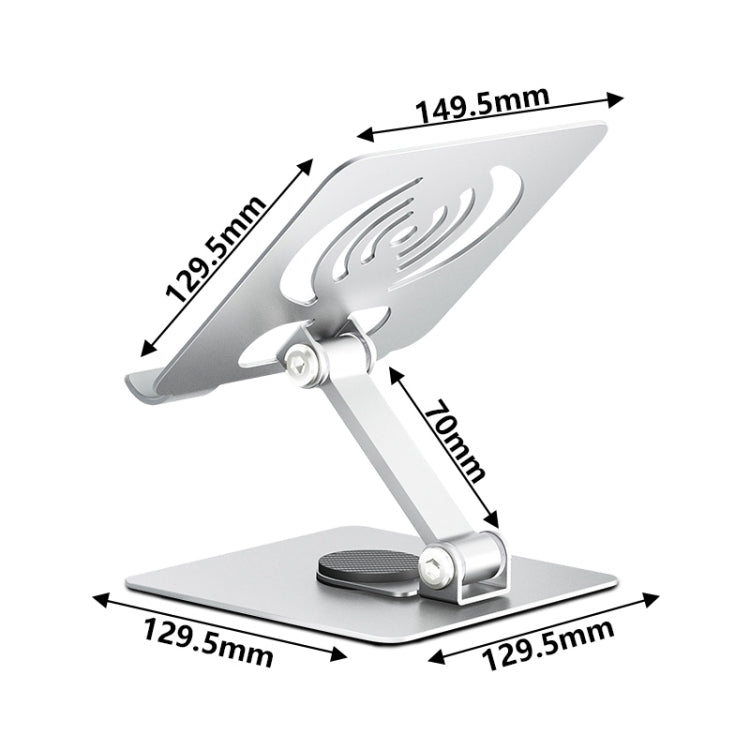 Support pliable et rotatif en alliage d'aluminium L-13 pour ordinateur portable/tablette, L-13