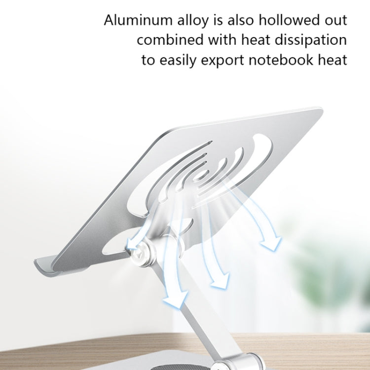 Support pliable et rotatif en alliage d'aluminium L-13 pour ordinateur portable/tablette, L-13