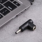 Connecteur adaptateur mâle 4,0 x 1,7 mm vers femelle 5,5 x 2,5 mm, mâle 4,0 x 1,7 mm vers femelle 5,5 x 2,5 mm