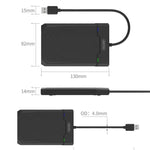 Boîtier disque dur UNITEK SATA 2,5 pouces interface USB 3.0, longueur : 30 cm, interface SATA USB 3.0, longueur : 30 cm