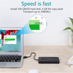 Boîtier disque dur UNITEK SATA 2,5 pouces interface USB 3.0, longueur : 30 cm, interface SATA USB 3.0, longueur : 30 cm