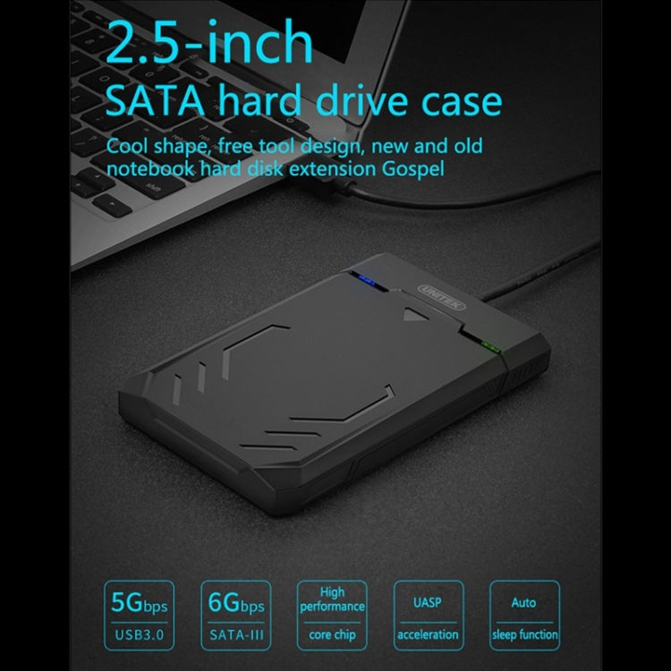 Boîtier disque dur UNITEK SATA 2,5 pouces interface USB 3.0, longueur : 30 cm, interface SATA USB 3.0, longueur : 30 cm