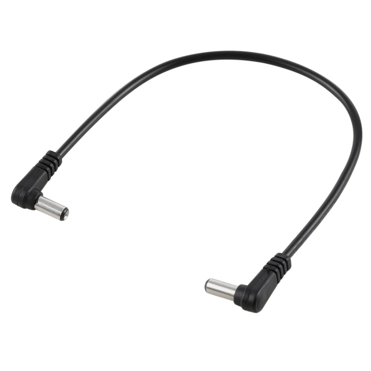 Câble prise d'alimentation DC coudée mâle 5,5 x 2,1 mm vers mâle 5,5 x 2,1 mm 30 cm 5A, DC 12-24V