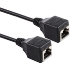 Câble d'extension réseau Ethernet LAN RJ45 femelle à femelle, longueur du câble : 60 cm, 60 cm