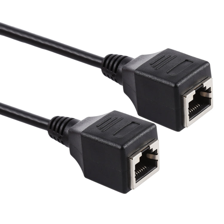 Câble d'extension réseau Ethernet LAN RJ45 femelle à femelle, longueur du câble : 60 cm, 60 cm