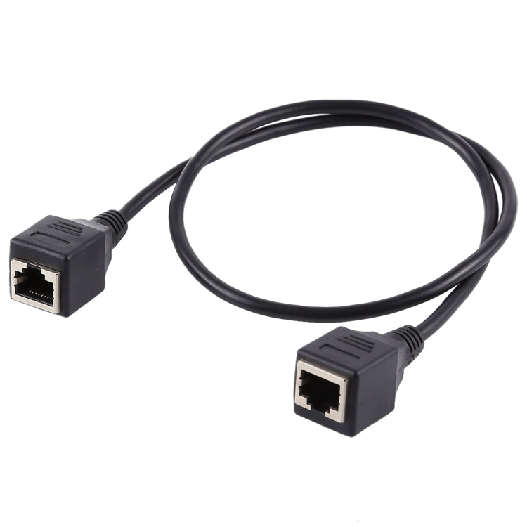 Câble d'extension réseau Ethernet LAN RJ45 femelle à femelle, longueur du câble : 60 cm, 60 cm