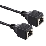 Câble d'extension réseau Ethernet LAN RJ45 femelle à femelle, longueur du câble : 60 cm, 60 cm