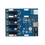 Carte Convertisseur PCI-E vers PCI-E 1 vers 4 Carte Express 1 X avec 4 Ports PCI-E
