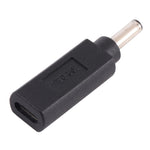 Adaptateur Connecteur USB-C / Type-C Femelle vers Fiche Mâle 4,5 x 3,0mm pour Dell, USB-C Femelle vers 4,5 x 3,0mm