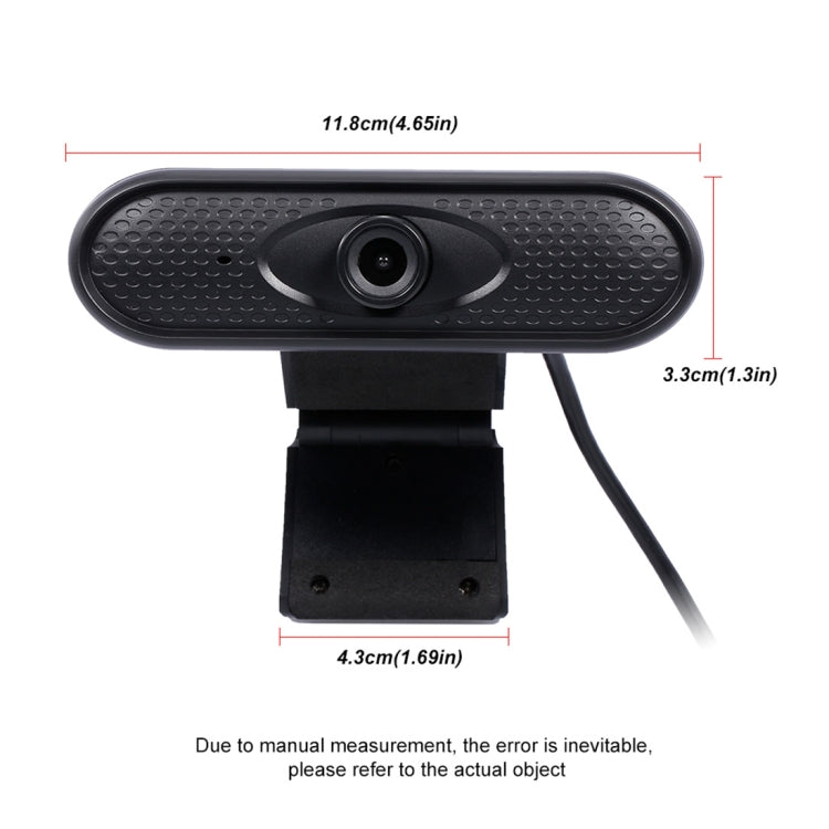 Caméra Web USB HD 1080P avec microphone, 1080P