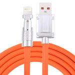 Mech Series 6A 120W USB to 8 Pin 180-degree Metal Plug Fast Charging Cable, Length: 1.2m, 1.2m 8 Pin, 1.2m 180-degree 8 Pin