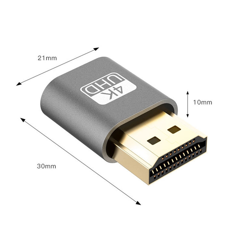 Adaptateur d'Affichage Virtuel VGA HDMI 1.4 DDC EDID Dummy Plug Émulateur d'Écran Sans Tête, Rose, Gris, Or, Rouge, Argent