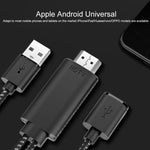 Câble adaptateur vidéo HD 2K 7563s USB-C / Type-C femelle vers HDMI mâle, longueur du câble : 1m