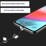 XBX-02 Base de chargement magnétique 3 en 1 avec fiches 8 broches + USB-C / Type-C + Micro USB, XBX-02