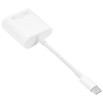 Adaptateur mâle 2-en-1 USB-C / Type-C vers Ethernet + alimentation femelle Type-C NK-1035 TC, NK-1035 TC