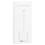 Adaptateur mâle 2-en-1 USB-C / Type-C vers Ethernet + alimentation femelle Type-C NK-1035 TC, NK-1035 TC