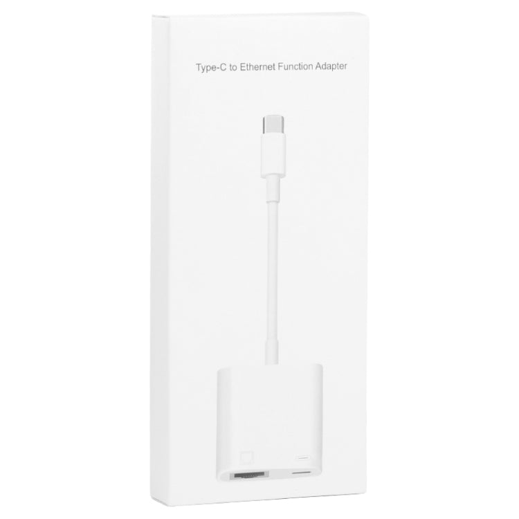 Adaptateur mâle 2-en-1 USB-C / Type-C vers Ethernet + alimentation femelle Type-C NK-1035 TC, NK-1035 TC
