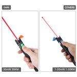 Localisateur de Défaut Visuel HT-30 30mW Testeur Stylo Laser Optique Lumière Rouge, HT-30