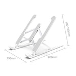 Support d'ordinateur portable Support de bureau pliable pour refroidissement, Pro-8