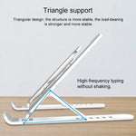 Support d'ordinateur portable Support de bureau pliable pour refroidissement, Pro-8