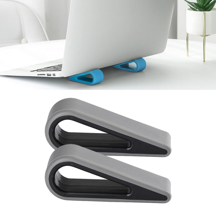2 supports pour ordinateur portable simples réglables en hauteur pour une meilleure dissipation de la chaleur