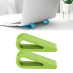 2 supports pour ordinateur portable simples réglables en hauteur pour une meilleure dissipation de la chaleur