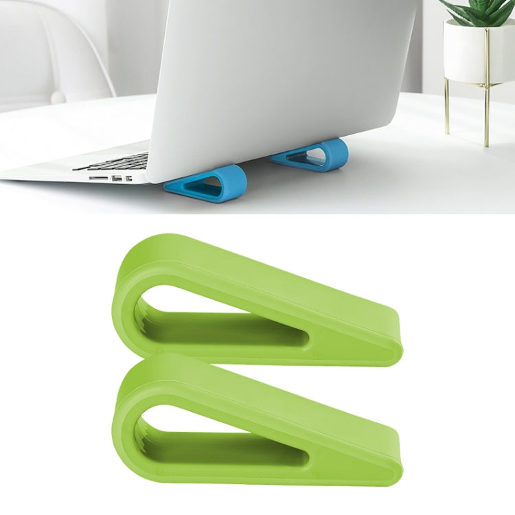 2 supports pour ordinateur portable simples réglables en hauteur pour une meilleure dissipation de la chaleur