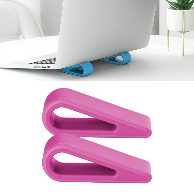 2 supports pour ordinateur portable simples réglables en hauteur pour une meilleure dissipation de la chaleur