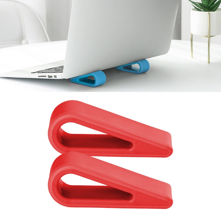 2 supports pour ordinateur portable simples réglables en hauteur pour une meilleure dissipation de la chaleur